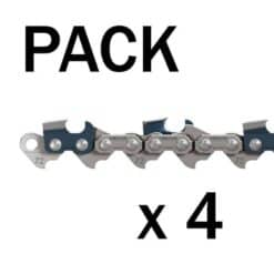 PACK x 4 Cadena Oregon 3/8 1,5 mm 60E 73LPX060E